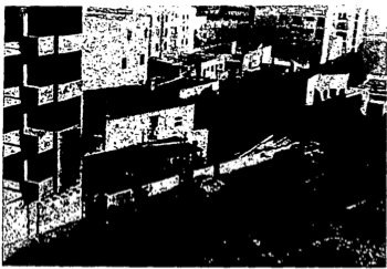 Vista general de la part de destrossa més considerable de la necròpolis.