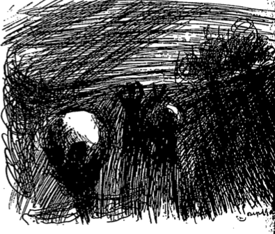 Imatge d'un forn o paisatge nocturn