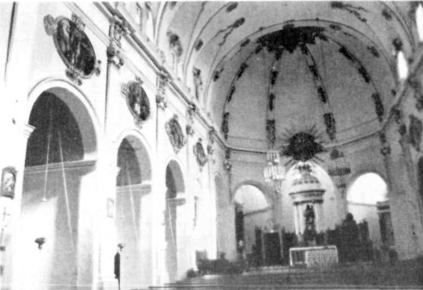 Interior de la catedral.