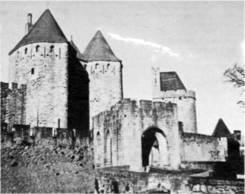 Entrada a Carcassonne per la porta de l'Aude.