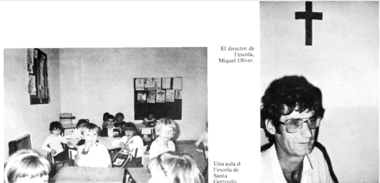 El director de l'escola, Miquel Oliver.