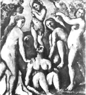 Cézanne, Banyistes.