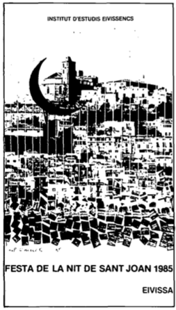 INSTITUT D'ESTUDIS EIVISSENCS. FESTA DE LA NIT DE SANT JOAN 1985. EIVISSA