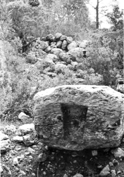 Puig d'en Corda, pesa d'un trull.