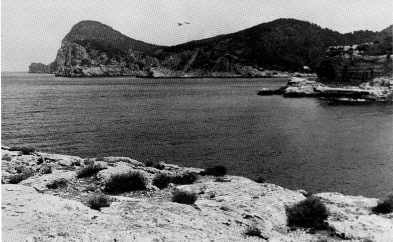 Cap Nunó. Record secular que al seu cim començaven les terres del quartó de Portmany, que fou del comte Nunó Sanç.