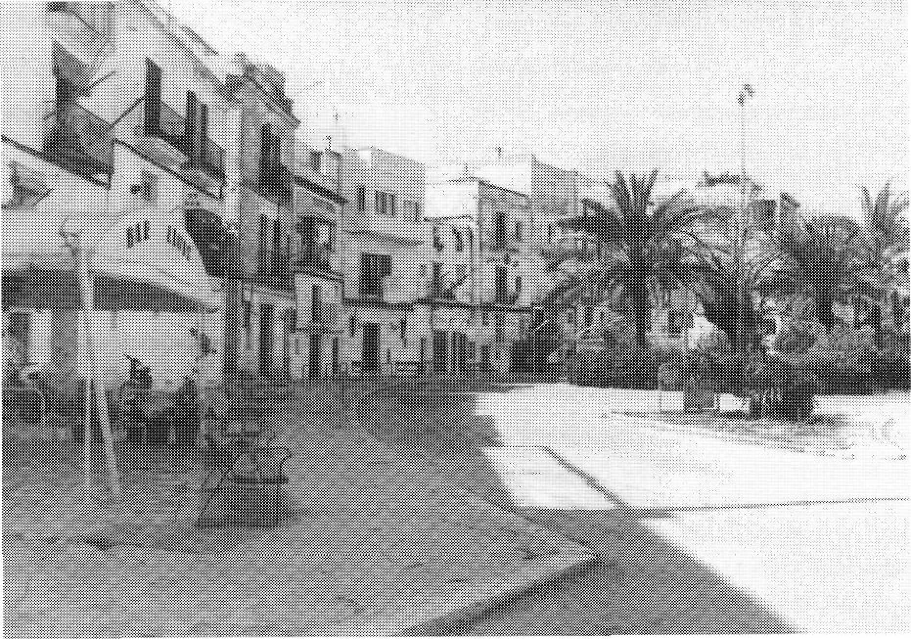 Plaça de Garijo, dedicada a aquest diputat que tant lluità per aconseguir el nou port d'Eivissa. Foto F. Cirer.