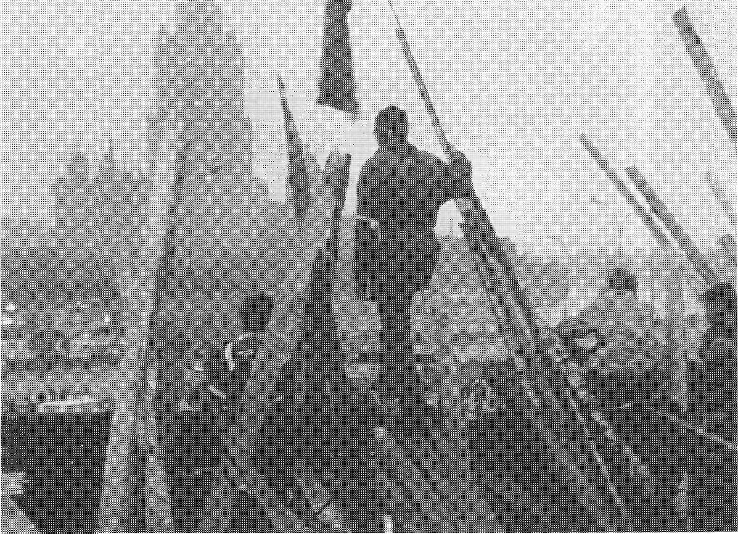 Defensa, des de les barricades, de la Casa Blanca. (Moscou, agost de 1991). Foto: TIME.