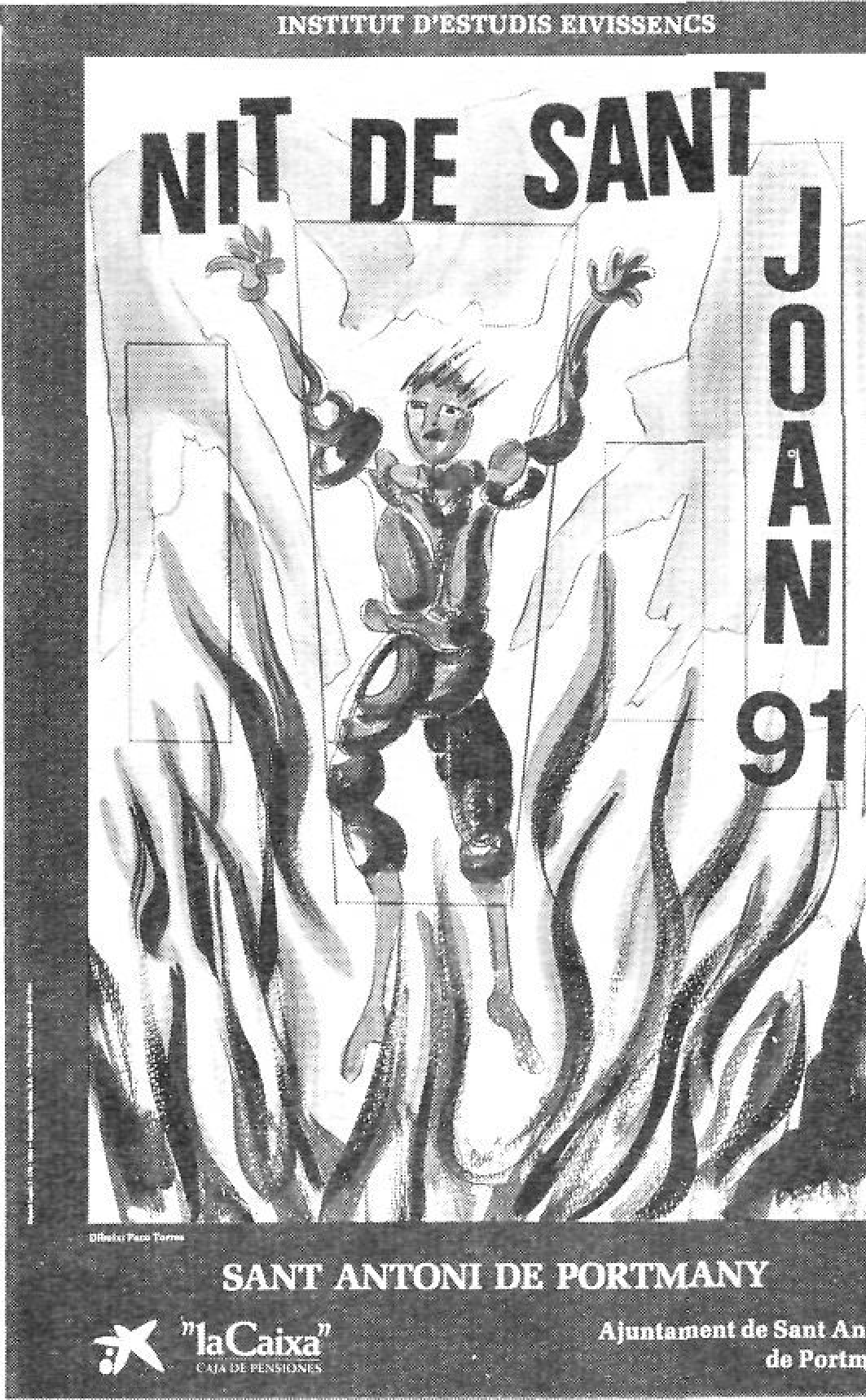 Cartell Nit de Sant Joan 1991