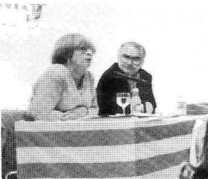 Isabel Moll Blanes durant una conferència del Curs Eivissenc de Cultura
