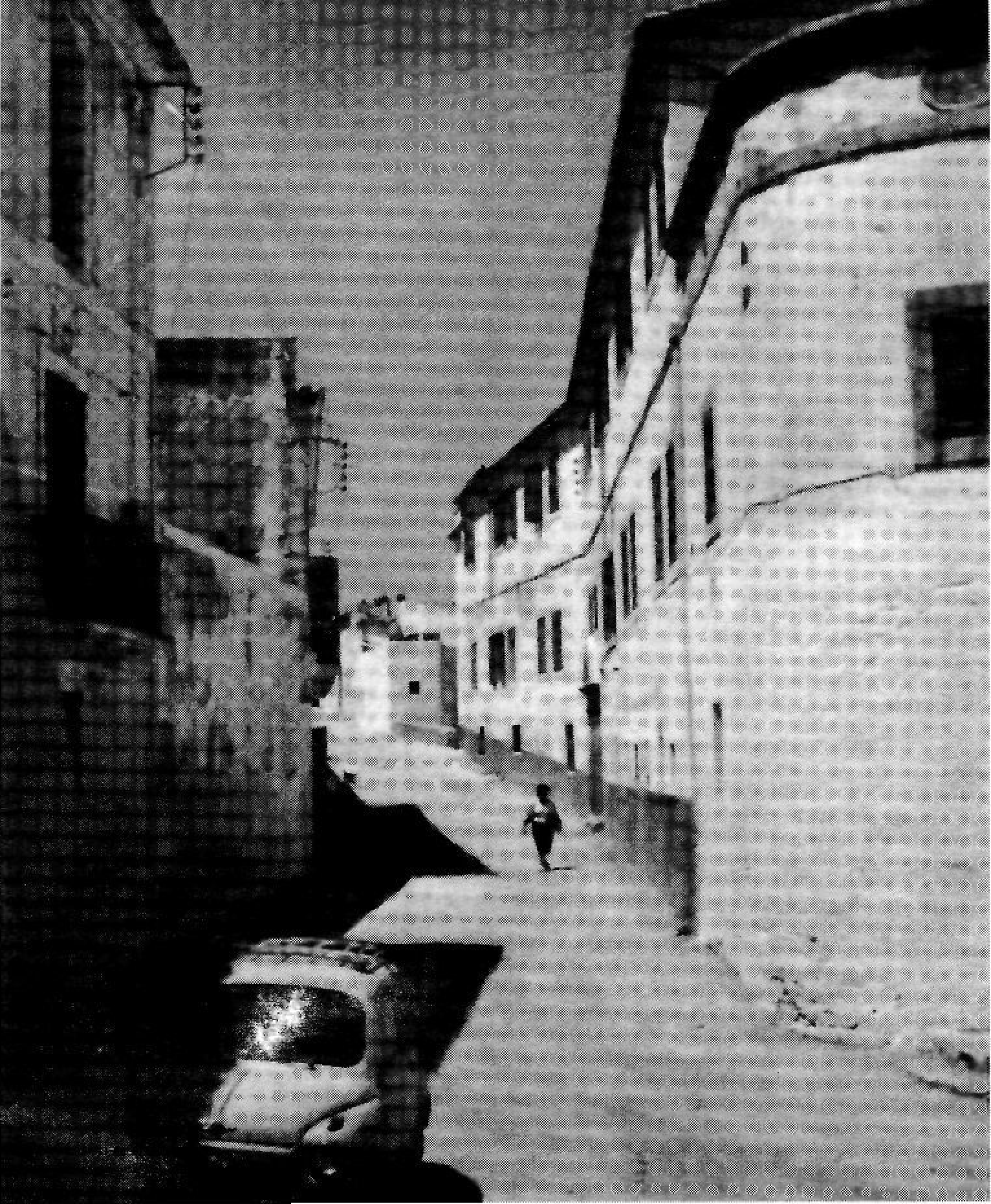 Vista parcial del Seminari. Una part de l'edifici s'aixeca sobre el que fou antic Seminari i residència dels jesuïtes i deu conservar encara en la seua estructura restes de les cases de Dª Antònia Arabí, de Dª Maria de Borja i de Da Francesca Jover.