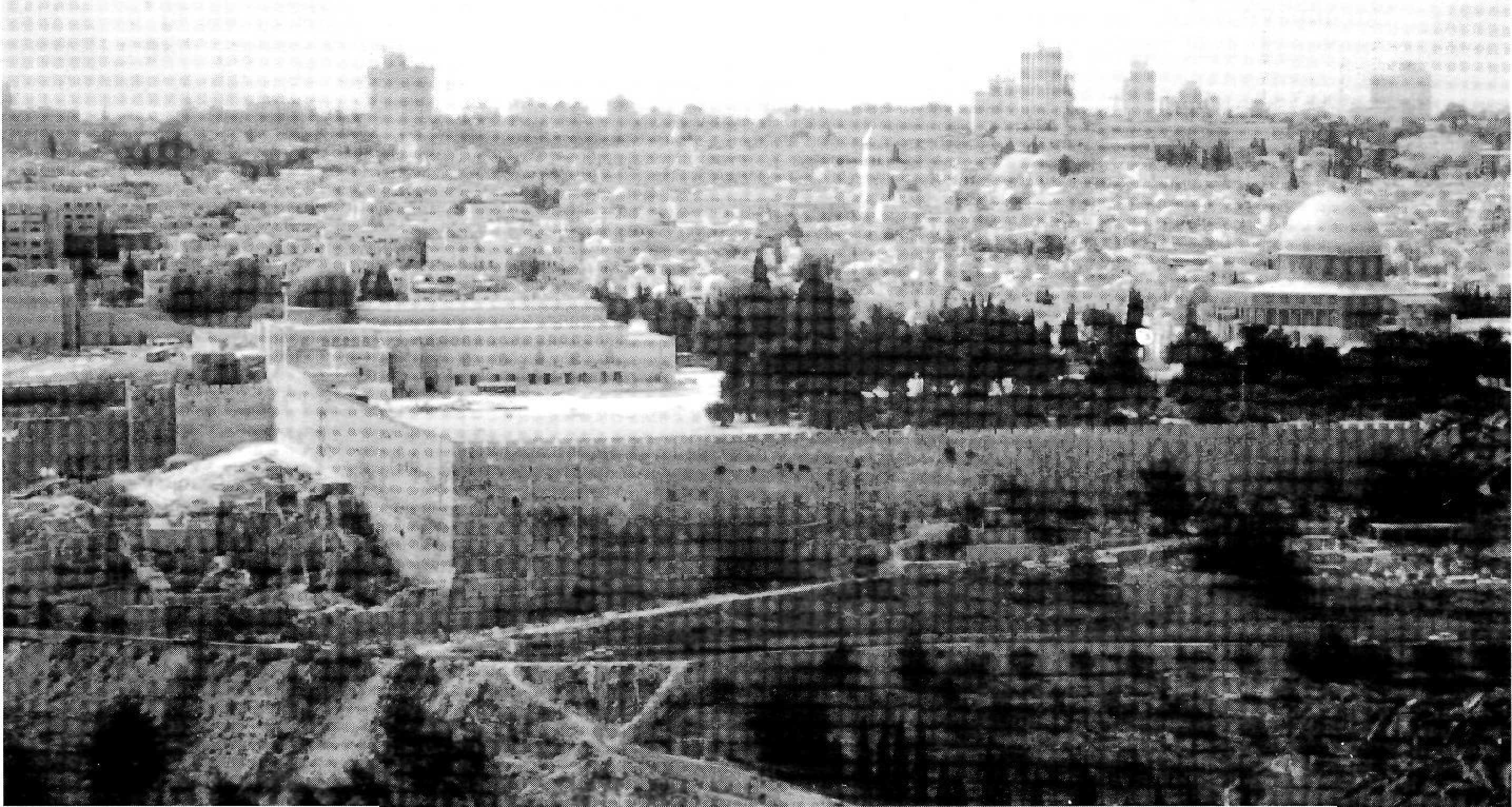 Jerusalem des de l'hort de les Oliveres (Foto: Josep Marí).