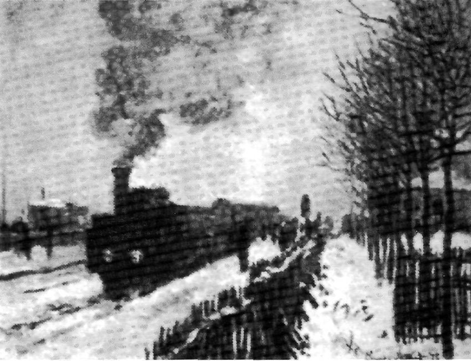 Monet: La locomotora (1875), Musée Marmottan, París.