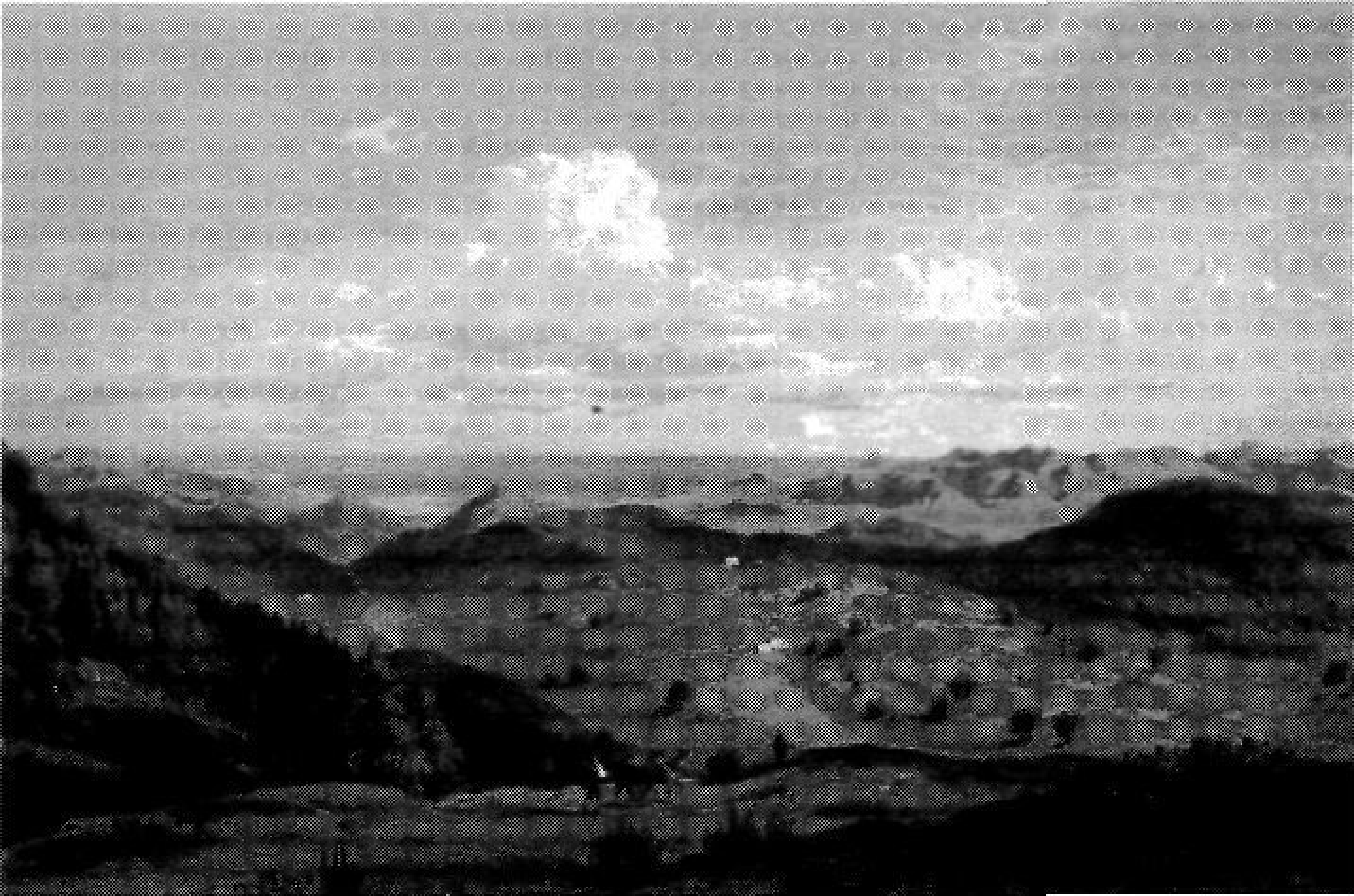 La vall de Sant Antoni, 1867 (arxiduc Lluís Salvador). En primer terme, la vall del Fornàs. A l'esquerra el coll dels Rossellons.