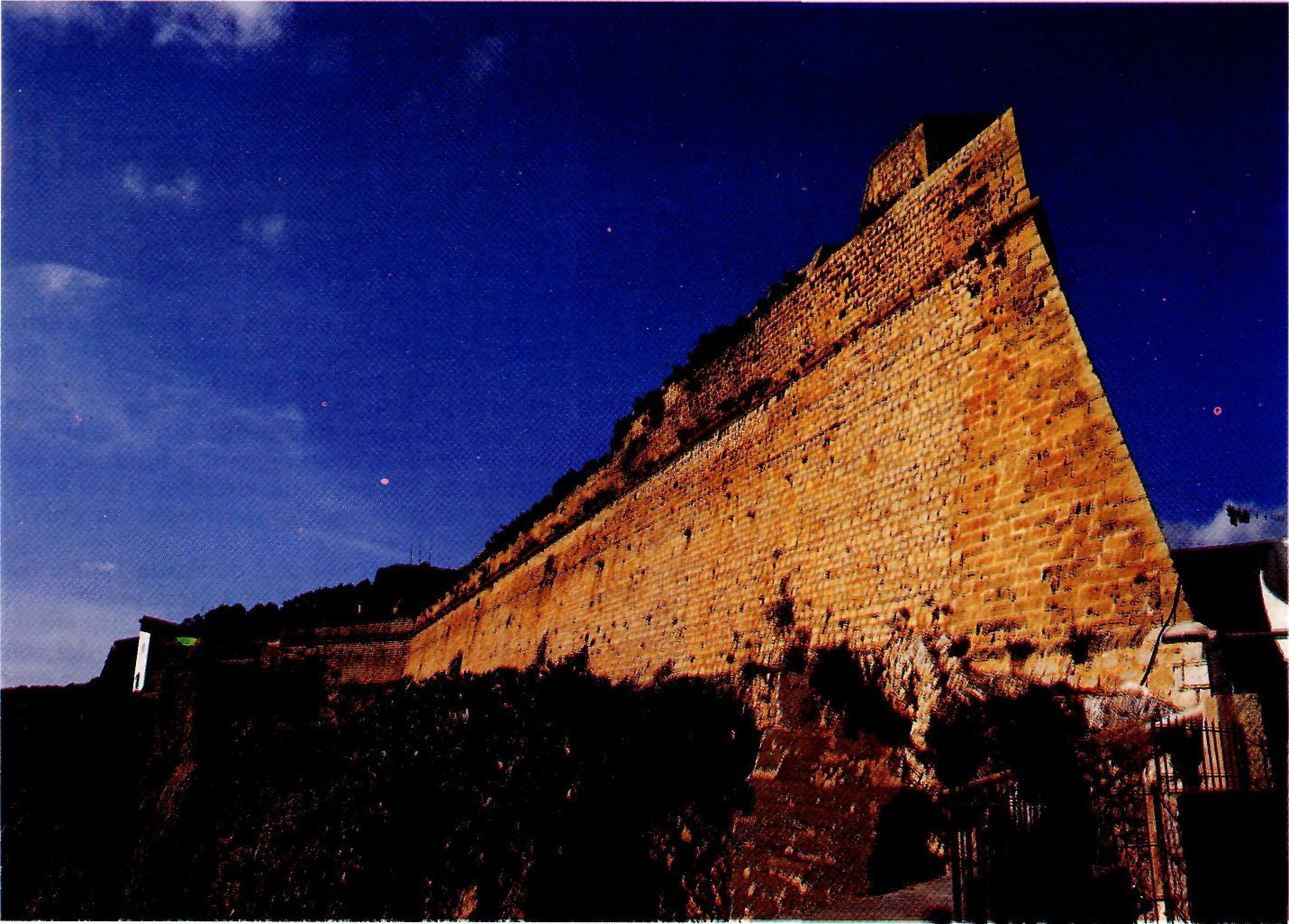 El baluard de Santa Llúcia des de sa Penya.