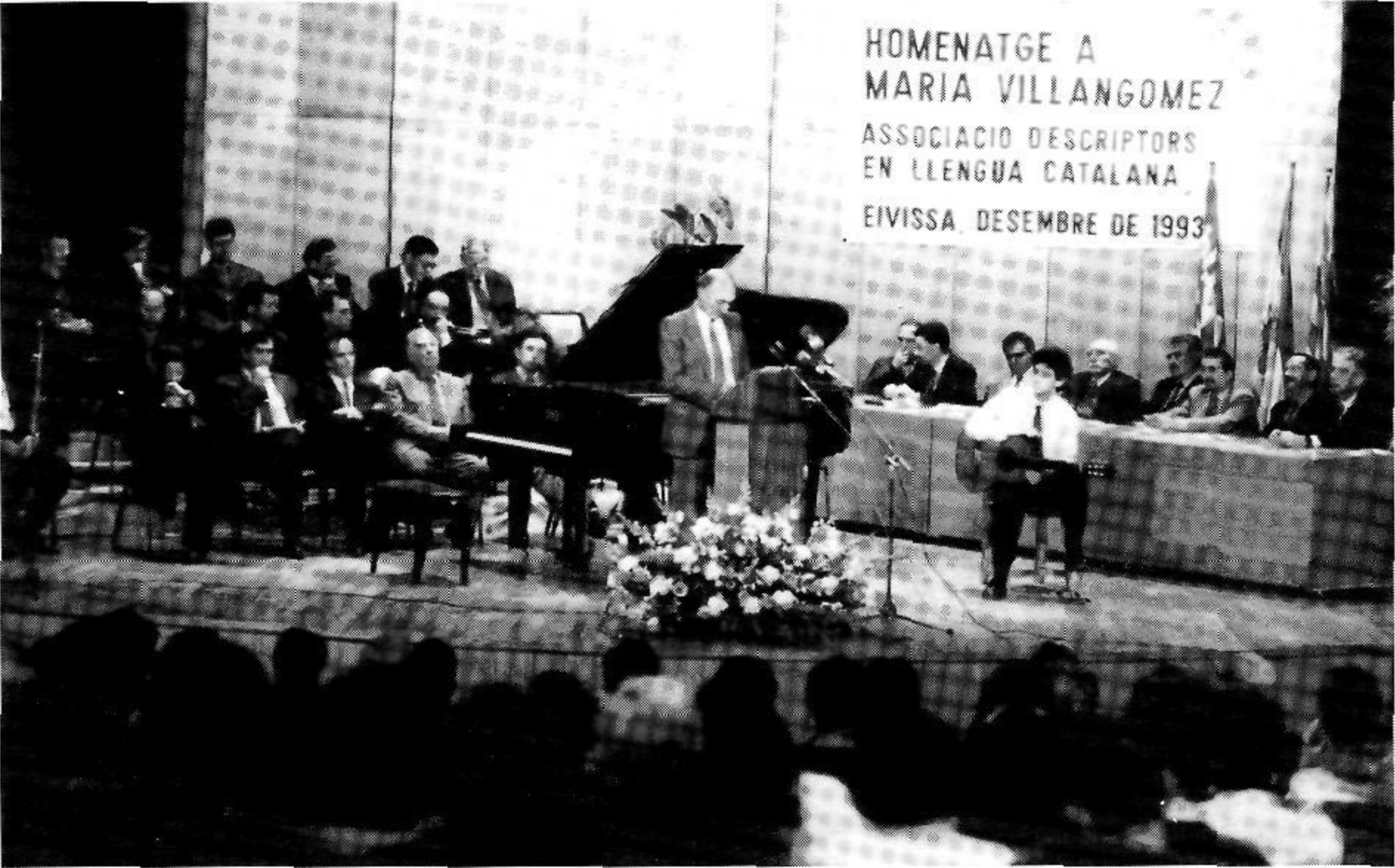 Moment de l'acte d'homenatge celebrat a l'Auditori de Cas Serres.