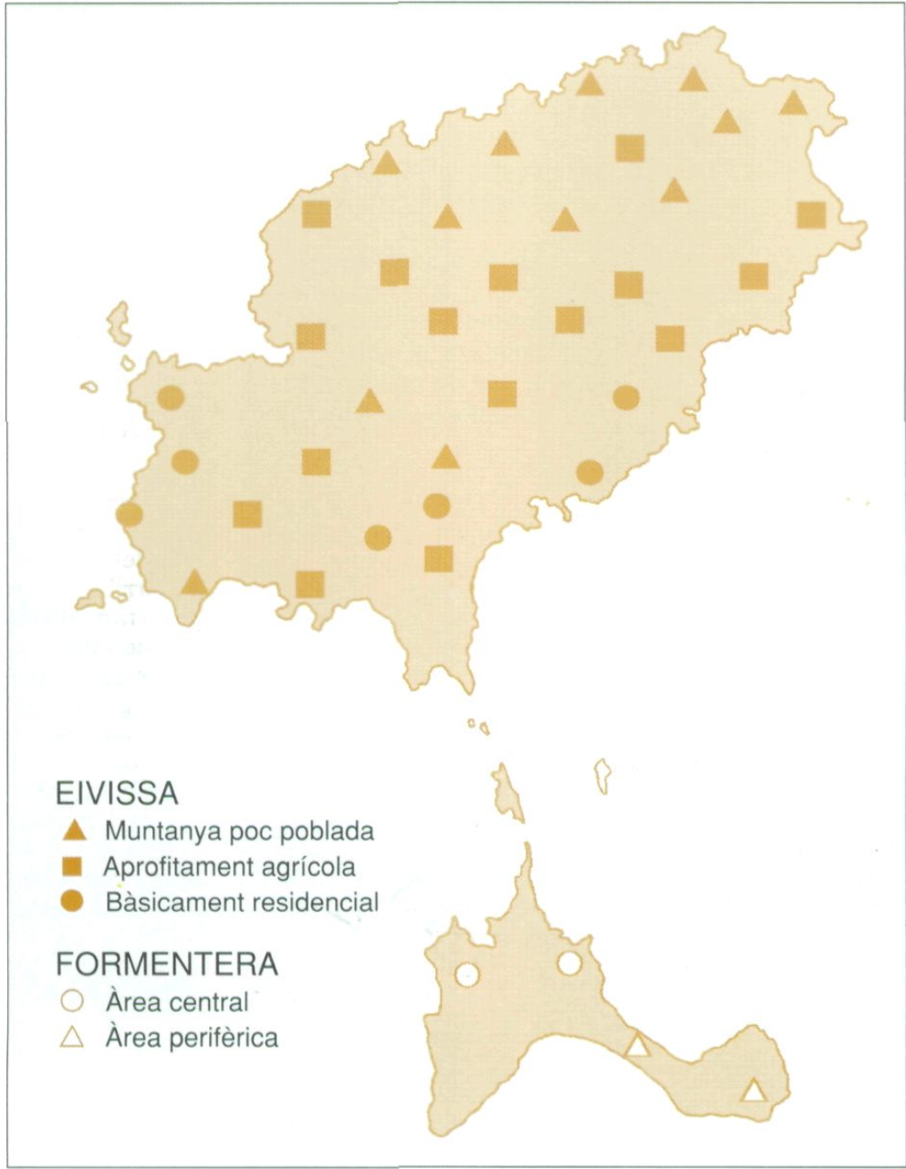 Mapa Pitiüses Zones