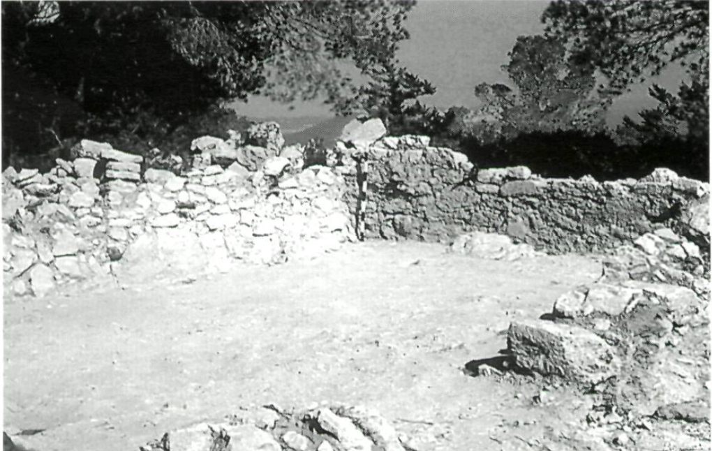 Assentament fenici de sa Caleta. Detall d'algunes estances.