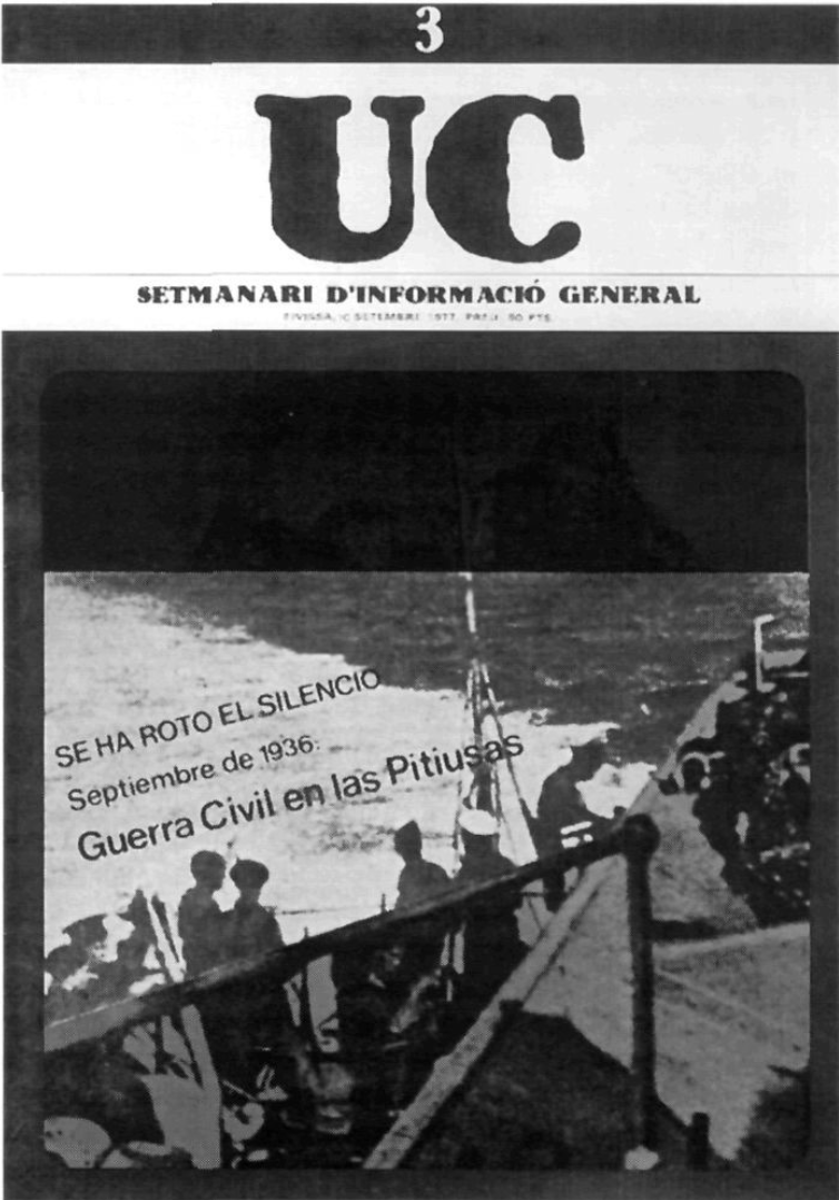 UC Setmanari d'Informació General - Guerra Civil en las Pitiusas