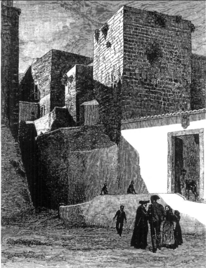 Imatge del castell d'Eivissa des de l'exterior
