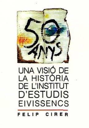 Logo 50 anys i títol llibre Una Visió de la Història