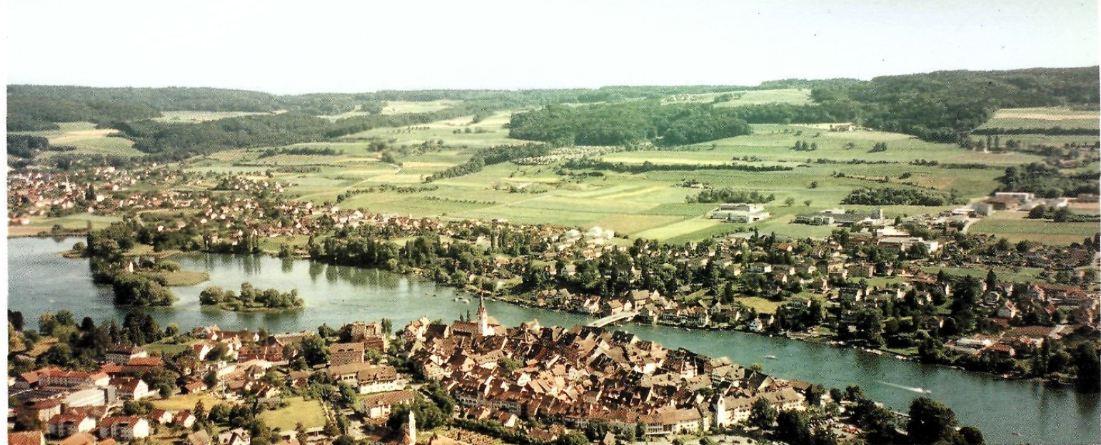 Stein-am-Rhing -l'autor hi va ser el 1998- dóna una idea de la bellesa del paisatge i de les ciutats de Suïssa. (Foto: A. Roselló.)