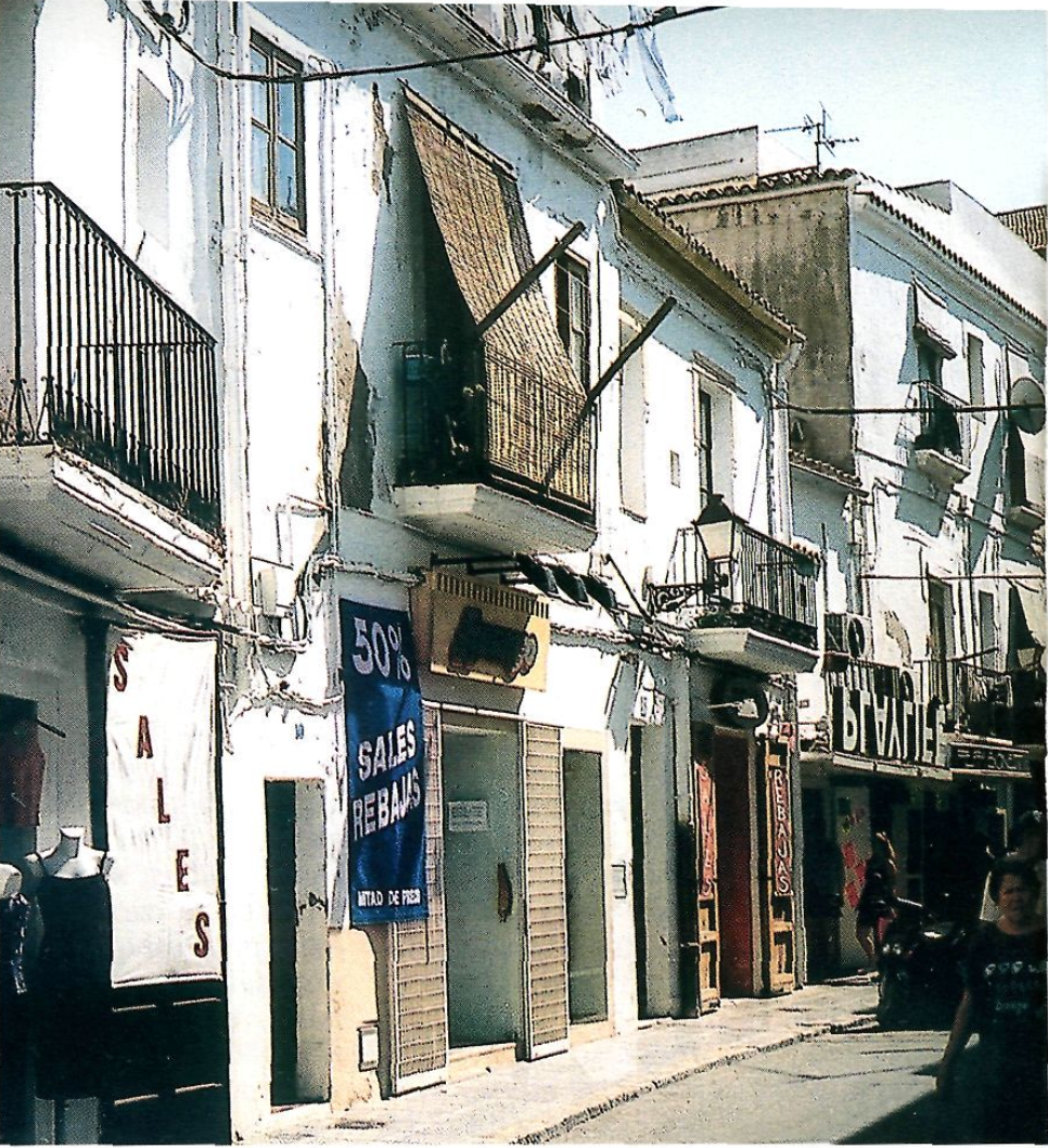 Barri popular de Vila amb trets lingüístics forans.