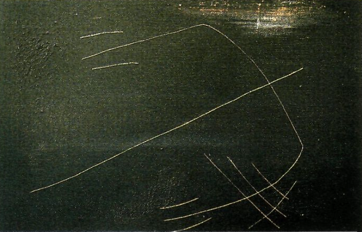 Sense títol, 1998. Tècnica mixta damunt cartó, 56 x 82 cm.
