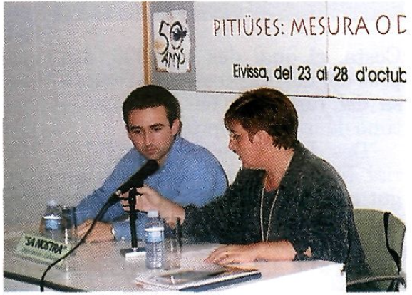 Isaac Andrade amb Fanny Planells.