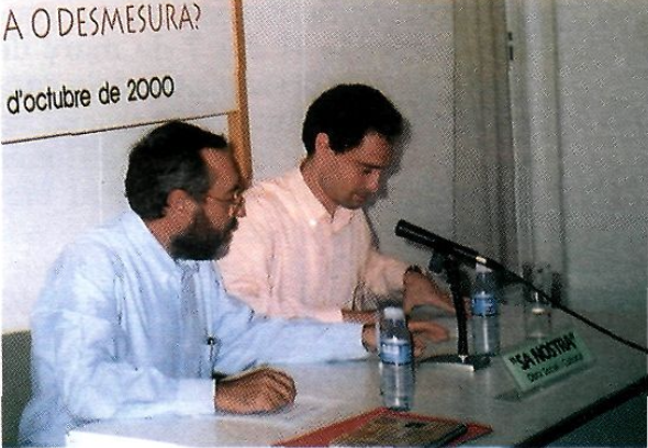 Enrique Dies amb Vicent Marí.