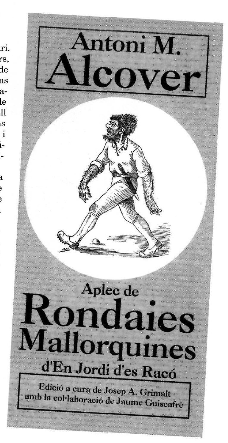 Coberta del llibre Antoni M. Alcover Aplec de Rondaies Mallorquines d'En Jordi d'es Racó