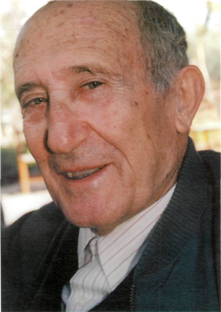 Joan Marí Cardona a Sant Llorenç pel febrer de 2000. (Foto: Vicent Ribas Trull.)