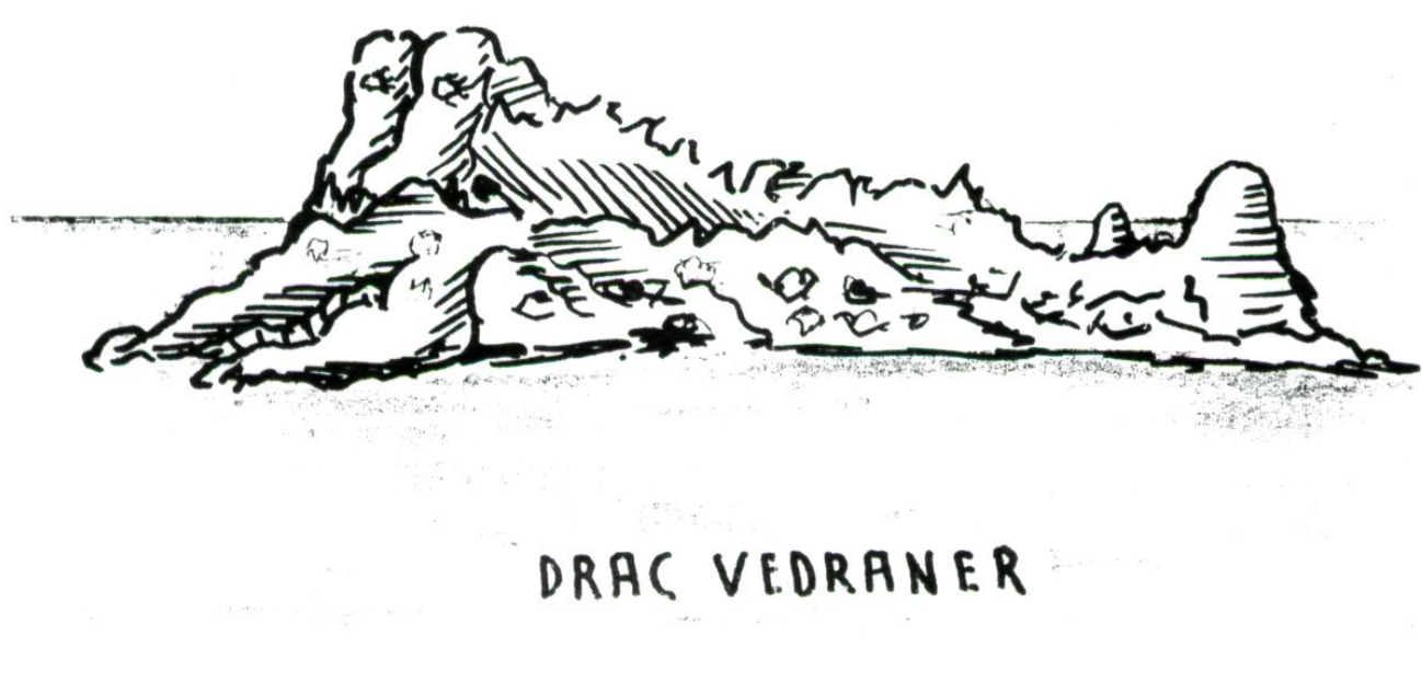 Dibuix DRAC VEDRANER per Vicent Tur Fornàs