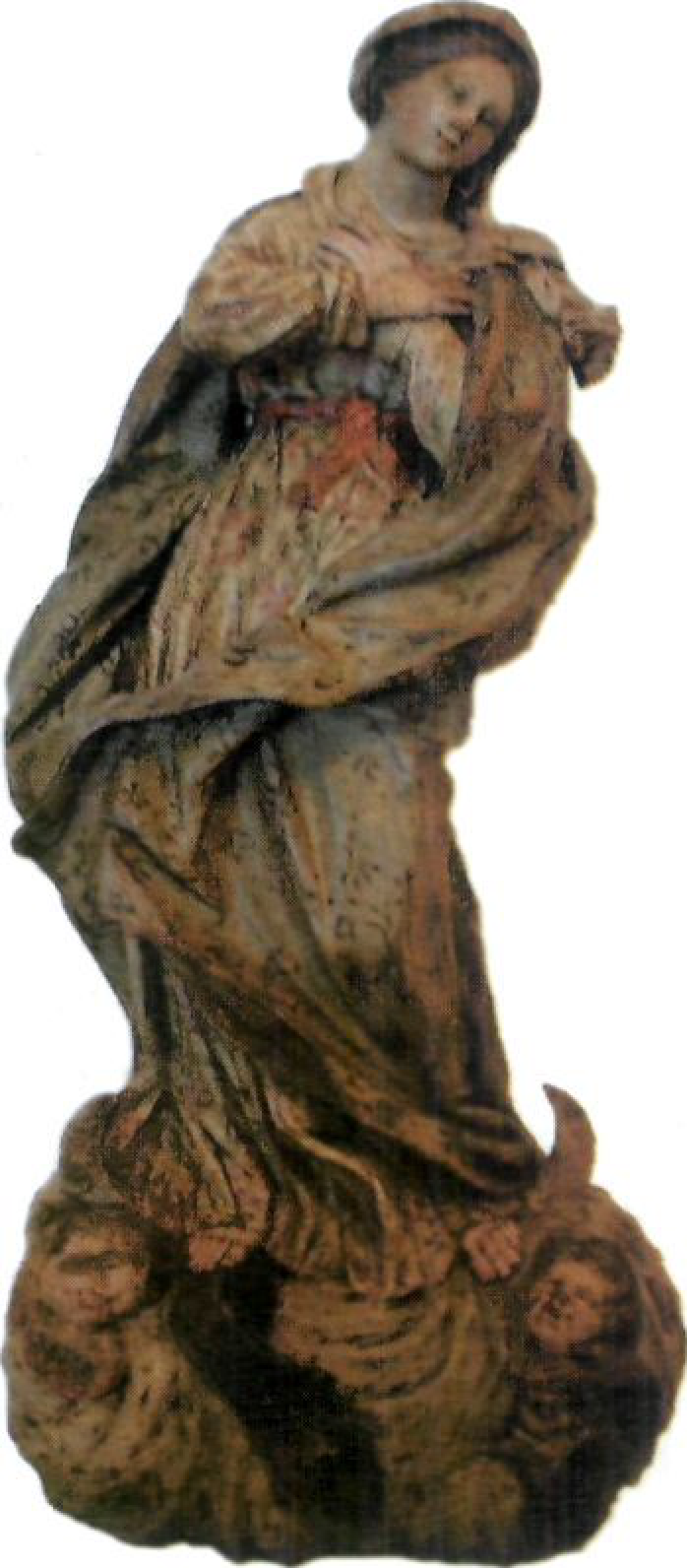 3r full del Libro de la Congregación de la Purísima Concepción, amb una imatge de la Immaculada Concepció com a dona apocalíptica