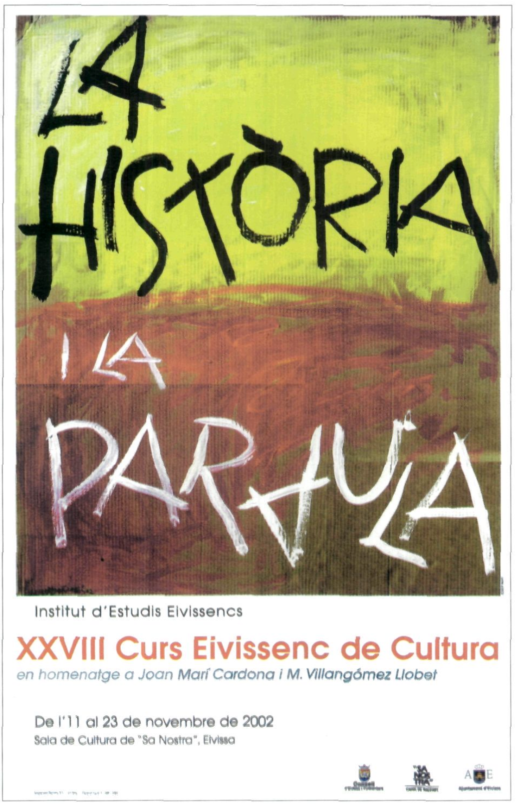 Cartell del XXVIII Curs Eivissenc de Cultura