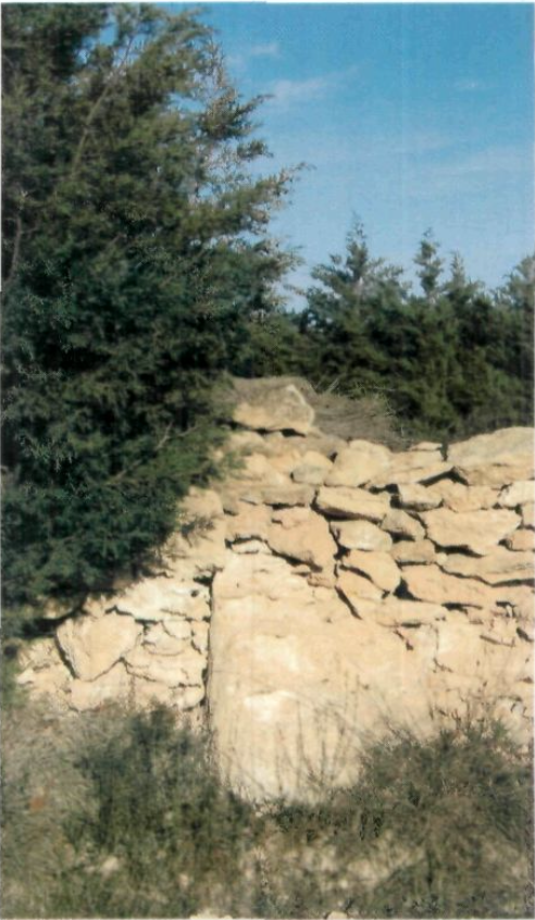Fita de l'angle de llebeig del quart de llegua concedit a Antoni Blanc el 1699. (Foto: S. Colomar.)