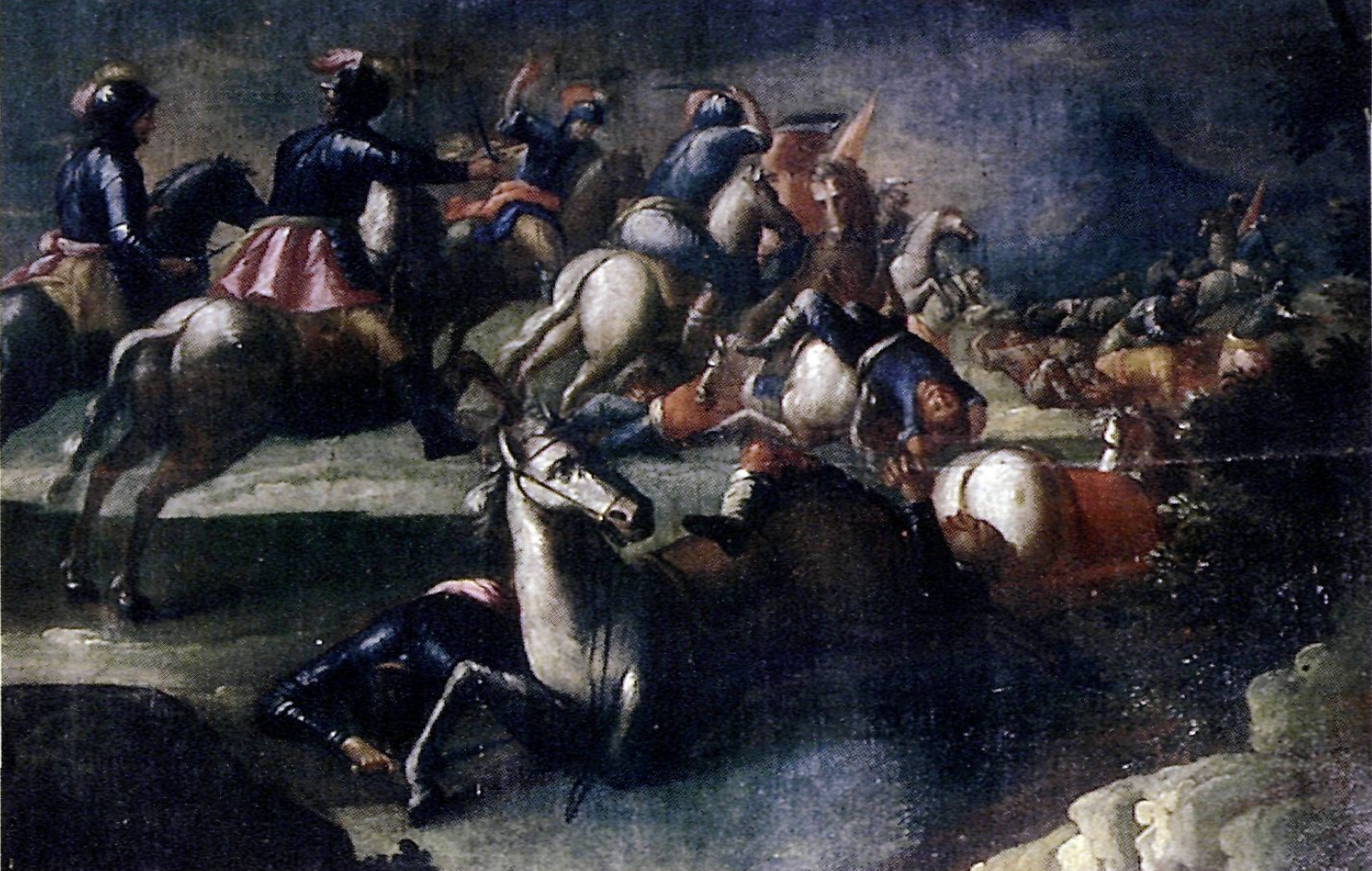 Detall d'una escena de la vida de sant Domingo de Guzmán