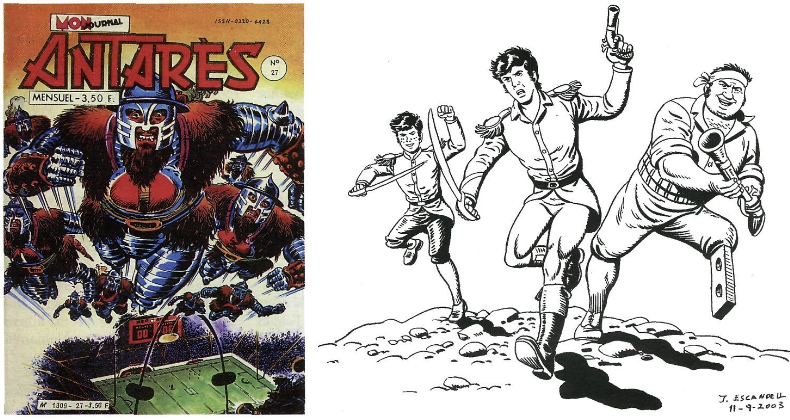 Portada d'Antarès, núm. 27, desembre de 1980