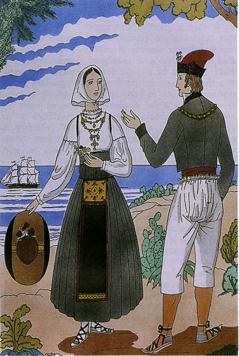 Tercera il·lustració, parella, publicada amb el núm. 42 per Joan d'Ivori, pseudònim de Joan Vila Pujol.