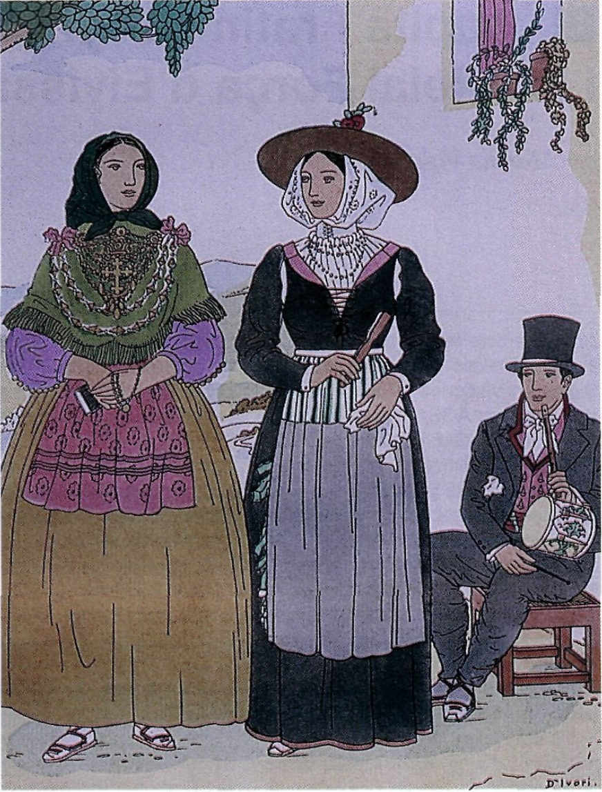 Quarta il·lustració, tres figures, és la núm. 43 de l'estudi de Joan d'Ivori.
