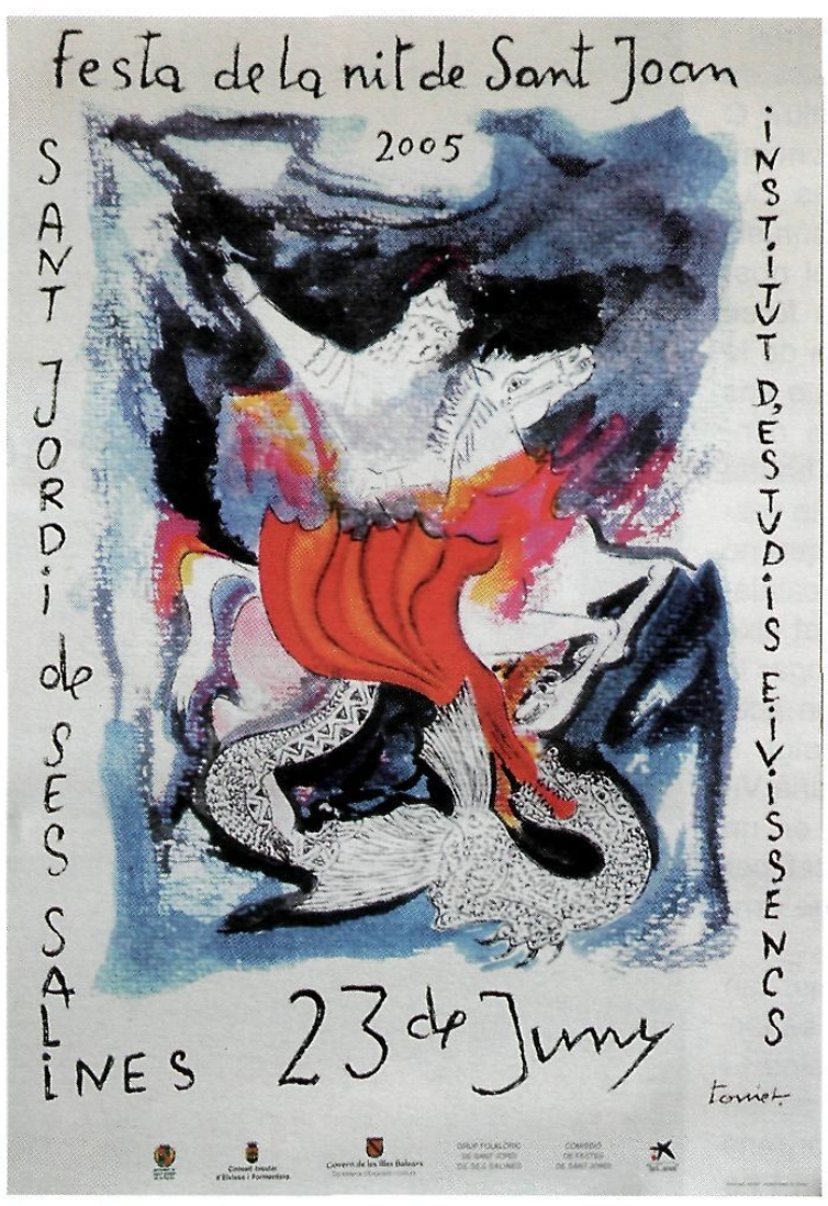 Poster Festa de la nit de Sant Joan 2005