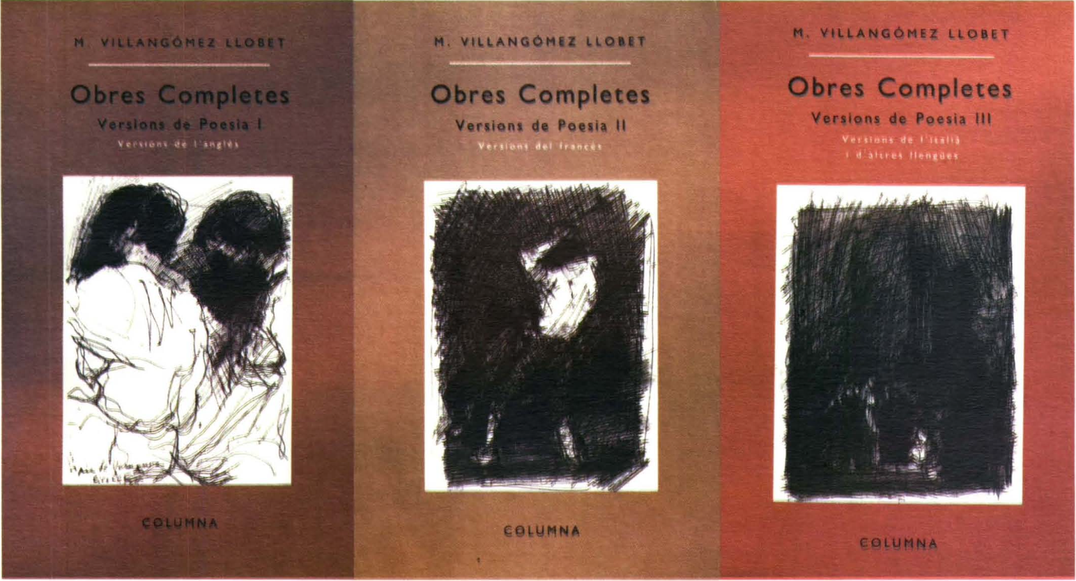 M. Villangómez Llobet. Obres Completes. Versions de Poesia I. Versions de l'anglès
