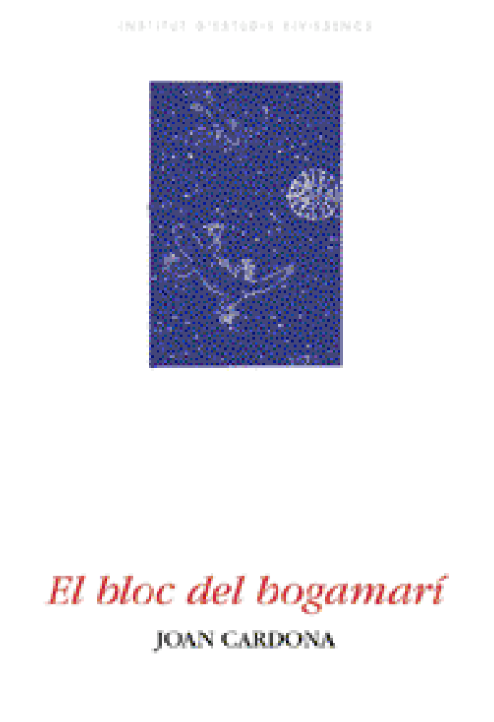 Coberta del llibre El bloc del bogamarí de Joan Cardona Torres