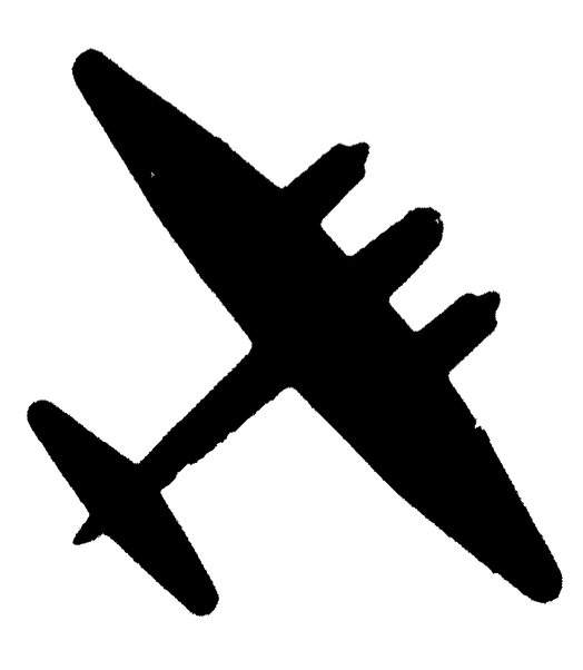 Silueta d'un avió