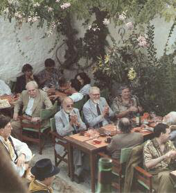 Un moment del dinar a can Berri Vell, Sant Agustí des Vedrà