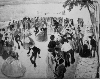 Ballada a Sant Antoni segons una obra de J. Llaverías (Ilustració Catalana, 5 de gener de 1913, p.14)