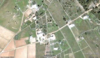 En la imatge, el conjunt de construccions conegut com es Monestir (fotografia: Google Earth).