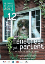 Les fenêtres qui parlent (Les finestres que parlen), cartell de la 12a edició d'aquest festival a la ciutat de Lille (França)