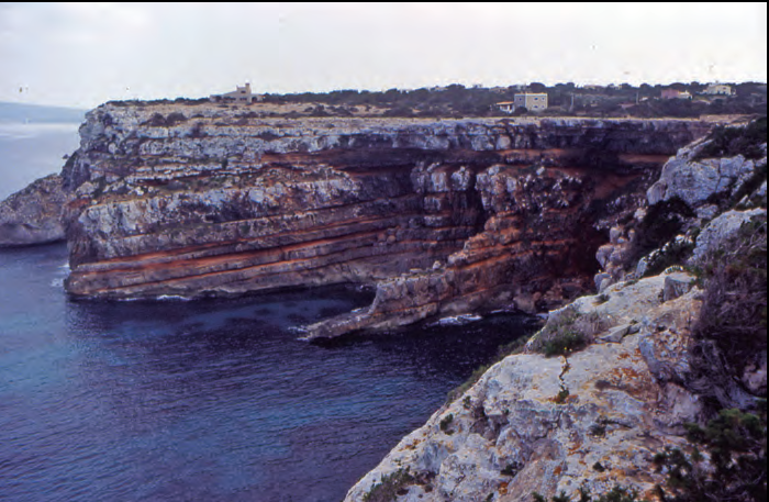 El salt d'en Feliu, a la costa de tramuntana de Formentera (fotografia: Enric Ribes).