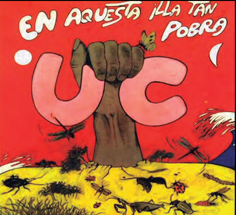 Portada de l'àlbum En aquesta illa tan pobra del grup UC