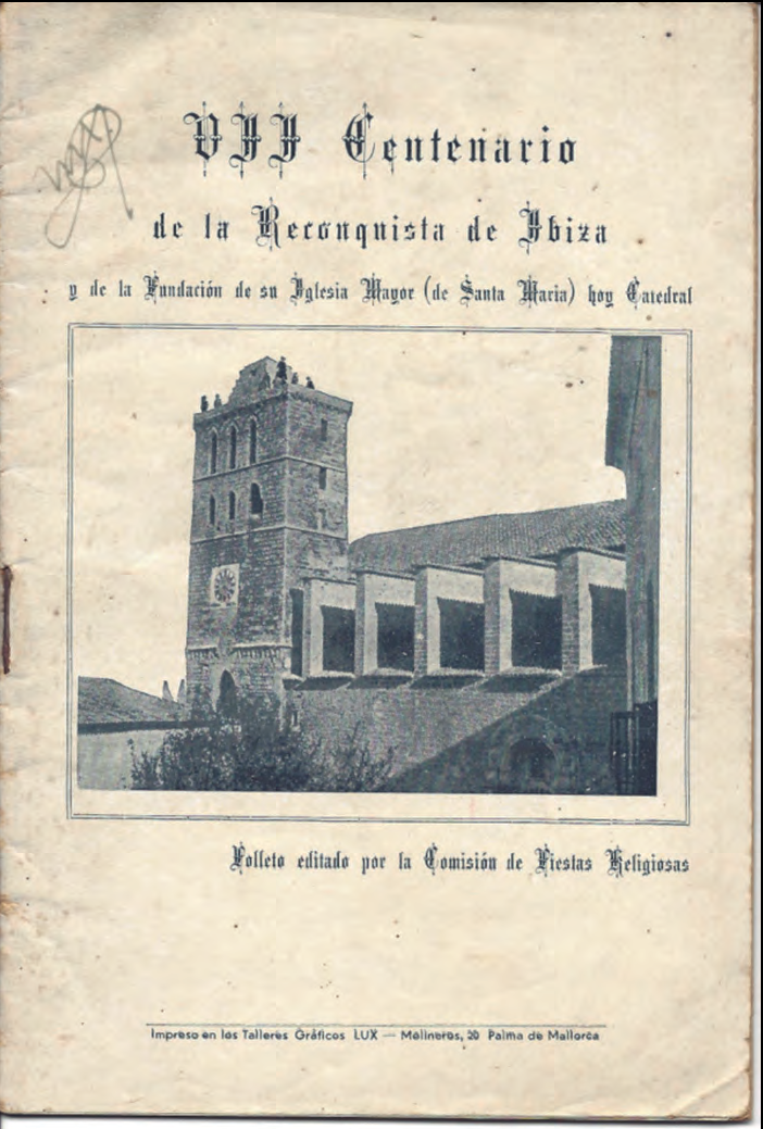 Coberta del fascicle publicat amb motiu del vii Centenari